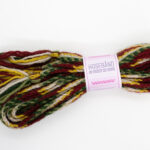 Sokkebånd til mannsbunad fra Gudbrandsdalen i farger som matcher vesten